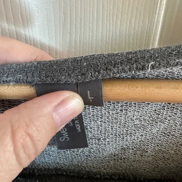 sweaty betty london women’s gray long sleeve pullover sweatshirt size large - Picture 4 of 7